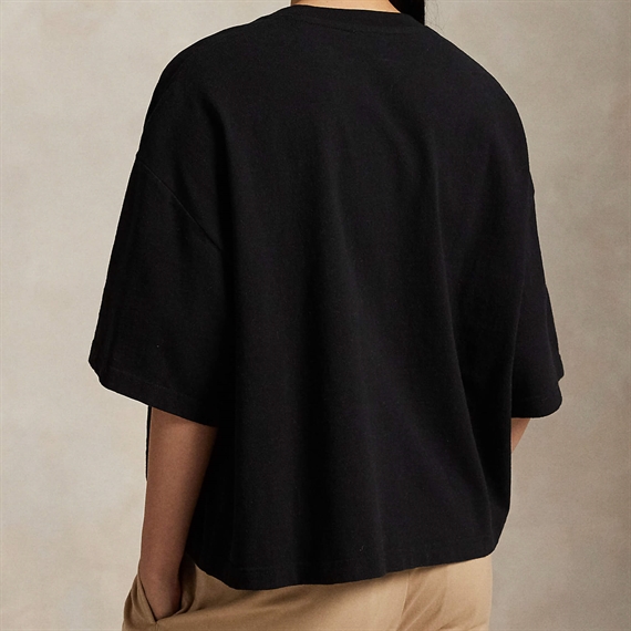 Polo Ralph Lauren Rhinestone Polo Bear T-shirt, Polo Black